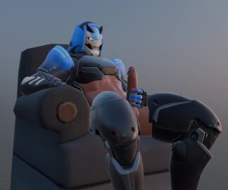 3d abs animated armor balls big_penis big_thighs cum cum_on_body cum_on_face cum_on_penis cumshot cyborg fortnite fortnite:_battle_royale helmet male_only mask masturbation muscular muscular_male penis self_upload sitting tagme vendetta_(fortnite) video