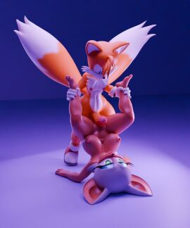 2_tails 3d 3d_(artwork) 3d_model anthro big_breasts big_penis blush breasts female imminent_sex looking_pleasured male miles_tails_prower mobian mobian_(species) mobian_bat nipples nottanj nude penis rouge_the_bat rouge_the_bat_(nottanj) sega shortstackmagx2 sonic_(series) sonic_adventure_2 sonic_the_hedgehog_(series) tagme tails_the_fox wide_hips