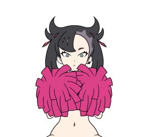 1girls 2022 2d 2d_animation animated black_hair black_hair_female blanking bouncing_breasts breasts choker cowgirl_position earring female gravelurkertsk implied_sex longer_than_5_seconds looking_at_viewer marnie_(pokemon) mp4 no_sound nude nude_female pokemon pokemon_ss pom_poms pov short_animation shorter_than_10_seconds tagme video white_background
