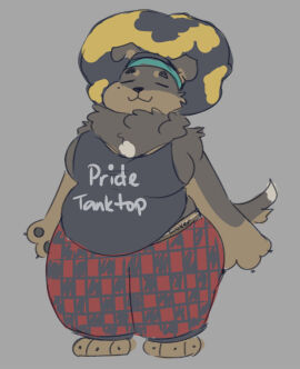 anthro bbw big_breasts breasts cleavage female furry huge_breasts kibblesyourbits overweight tagme thick_thighs wide_hips