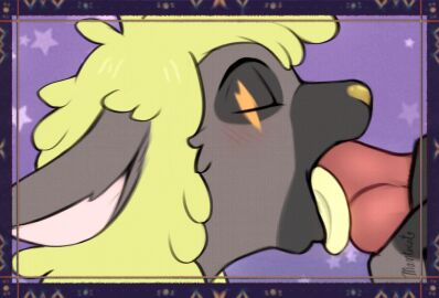 animated anthro balls balls_lick ballsurfing black_body black_fur blowjob blush blush_lines bovid caprine cheek_tuft closed_eyes duo facial_tuft fellatio fluffy fluffy_hair fur gay genitals glowing grey_body grey_fur hair humanoid_genitalia humanoid_penis licking long_ears long_tongue loop male male/male male_only mammal mantucat markings open_mouth oral oral_only penile penis penis_lick sex sheep solo_focus tongue tongue_out tongue_out_blowjob tonguejob tuft yellow_body yellow_fur yellow_nose yellow_tongue