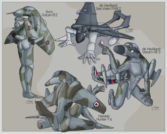 abs aeromorph aircraft aircraft_humanoid airplane anthro ass athletic athletic_male avro_vulcan balls butterfly camo de_havilland_sea_vixen de_havilland_venom digital_media_(artwork) english_text feet_together fingers flaccid foreshortening genitals grey_body group hand_on_neck hawker_hunter humanoid_genitalia humanoid_penis insects jet kneeling krowbutt legs_together lepidopteran limp_wrist living_aircraft living_machine living_vehicle looking_at_viewer looking_back lying machine male male_focus male_only nude on_front penis pose raised_finger raised_pinky royal_air_force seductive simple_background sitting slim slim_male standing tail text vehicle wings