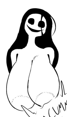 1girls aggie.io big_breasts black_hair breasts female female_focus female_only her_(imscared) imscared large_breasts long_breasts nightmare_waifu tagme voideyedpanda