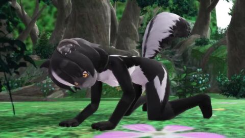 2girls 3d 3d_animation aerodynamics all_fours animal_girl animated anthro anthro_on_anthro anthro_only black_fur blush brown_fur canine closed_eyes coughing coughing_farts crying crying_female crying_with_eyes_closed cute_girl different_angle dog_ears dog_girl dog_tail dying enjoying_farting fart fart_cloud fart_fetish female female_only forest furry furry_only green_eyes holding_neck holding_nose holding_own_neck kemono laying_down laying_on_ground mikumikudance mmd naked naked_female no_clothes pink_anus pink_nipples pink_pussy puke red_nose sadistic sadistic_girl skunk skunk_girl skunk_spray skunk_tail smell sniffing sniffing_anus sniffing_ass sound sound_effects stinky suffering tagme tearing_up tears video voice_acted vomit vomiting yellow_eyes yellow_fart