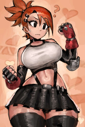 1girls 2025 2d 2d_(artwork) 2d_artwork ? ass big_ass big_breasts breasts cartoon_network choker clothed clothed_female clothing confused confused_look confusion crop_top crossover cute female female_focus female_only final_fantasy final_fantasy_vii foster's_home_for_imaginary_friends frankie_foster fully_clothed fully_clothed_female garter garter_belt garter_straps garters gauntlets hairclip heart heart_symbol hearts_around_body hearts_around_head light-skinned_female light_skin red-haired_female red_hair redhead_female saiykik skirt solo solo_female solo_focus square_enix sweat sweatdrop sweating sweaty sweaty_face tank_top thick_thighs thighs tifa_lockhart_(cosplay) tight_clothing warner_bros warner_brothers weapon