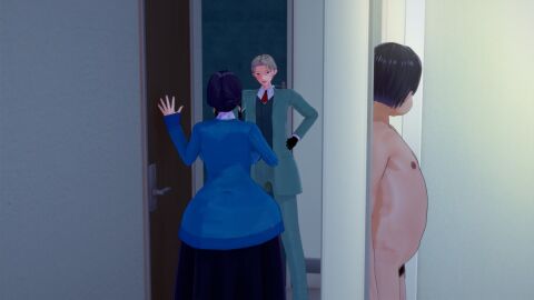 1girls 2boys 3d cuckold female human loid_forger male multiple_boys multiple_males murdoch_swan spy_x_family yor_briar yor_forger