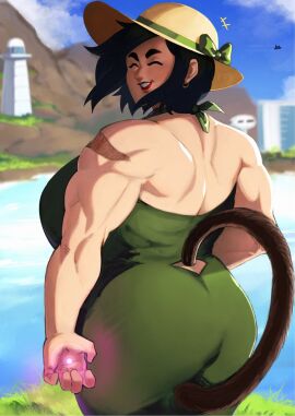 1girls alien alien/human alien_girl aspara_(swagkashi) dragon_ball dragon_ball_super dragon_ball_z female female_only light-skinned_female light_skin oc original_character saiyan saiyan_female saiyan_tail swagkashi