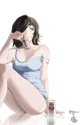 ass beer big_ass bottomless chainsaw_man female female_only himeno_(chainsaw_man) thick_thighs