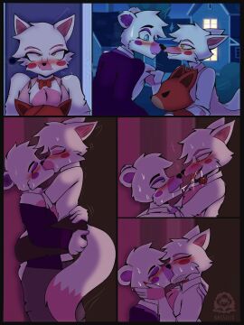2boys anthro anthro_on_anthro bassilixxx23 comic femboy five_nights_at_freddy's five_nights_at_freddy's:_sister_location freddyxfoxy funtime_foxy_(fnaf) funtime_foxy_(fnafsl) funtime_freddy funtime_freddy_(fnafsl) gay kiss kissing male