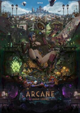 2d arcane_jinx female jinx_(league_of_legends) league_of_legends tagme uraldemon