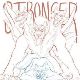 2020 absurd_res alan_sylvasta all_fours anal anal_sex anthro ass ass_up big_dom_small_sub brand_new_animal canid canid_demon canine canis cerberus crazydrak demon doggy_style dominant duo european_mythology from_behind_position greek_mythology heart_symbol hellhound hi_res line_art looking_pleasured male male/male male_penetrated male_penetrating male_penetrating_male mammal multi_head mythological_canine mythological_creature mythology nude penetration public_domain sex shirou_ogami size_difference smaller_penetrated studio_trigger tail text tongue tongue_out wolf