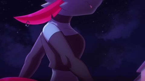 costume gobanire halloween pokemon pokemon_(species) small_breasts smell tagme trick_or_treat video weavile witch witch_hat