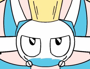 animated blowjob female human jenny_wakeman laying_down looking_up male male/female my_life_as_a_teenage_robot nickelodeon parody penis robot robot_girl robot_humanoid spanky15 upside-down