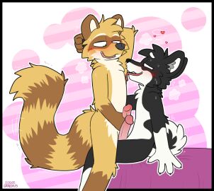 2024 anthro armpit_fetish armpit_lick armpit_play bed black_body black_eyes black_fur black_nose blush bodily_fluids brown_body brown_fur canid canine canis chest_tuft claws curled_tail dizzy domestic_dog duo erection facial_markings frottage fur furniture genital_fluids genitals gloves_(marking) graedius_(artist) graedius_(character) green_eyes half-closed_eyes hand_behind_head head_markings heart_symbol hug humanoid_genitalia humanoid_penis hyakki_(barkwuff) inner_ear_fluff leg_markings licking male male/male male_anthro mammal markings mask_(marking) masturbation multicolored_body multicolored_fur musk musk_clouds narrowed_eyes open_mouth open_smile penile penile_masturbation penis precum precum_bead procyonid raccoon sex sitting smile socks_(marking) standing striped_markings striped_tail stripes sweat tail tail_markings tail_motion tailwag tan_body tan_fur tongue tongue_out tuft two-tone_body two-tone_fur white_body white_fur