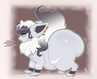 aoi_(justkindofhere) ass bbw big_ass bubble_ass bubble_butt feral huge_ass justkindofhere nintendo original original_character overweight pokemon pokemon_(species) tagme thick_thighs wide_hips zorua