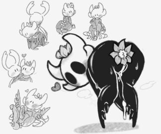 1boy 1futa anal_plug anthro ass bent_over big_ass big_butt big_penis biped blush bodily_fluids breasts buttplug cape cape_only clothing cum cum_from_pussy cum_in_pussy cum_inside doggy_style duo erection fan_character flower_on_head from_behind_position front_view frottage futa_sans_balls futanari genital_fluids genitals hand_on_penis heart_symbol herm herm/male hermaphrodite hollow_knight huge_cock incest intersex intersex/male kneeling long_penis looking_at_viewer looking_back looking_back_at_viewer lying male monochrome mostly_nude multi_genitalia multiple_images on_back penile penis plug_(sex_toy) presenting presenting_pussy pussy rear_view sex sex_toy short_stack simple_background sinmarshmallow spread_legs spreading sweat team_cherry the_knight_(hollow_knight) vaginal_fluids vein veiny_penis vessel_(species) wide_hips