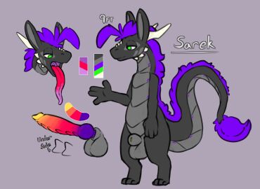 balls dragon gay gay_male genitals hi_res homosexual homosexual_male knot male mythological_creature mythological_scalie mythology penis sarek_aran_desian sarek_aran_desian_(character) scalie solo_male