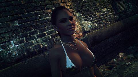 3d bikini breasts brown_skin edit female hitman hitman_absolution io-interactive lydia_montiel screenshot screenshot_edit shiny_bikini shiny_clothes strip_club stripper video_games wet wet_body wet_skin