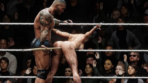 1boy 1girls 3d anal anal_insertion anal_object_insertion ass breasts crowd crowd_watching defeated dominant_male dropsy48 dubious_consent female from_behind handcuffed handcuffed_to_ropes handcuffs humiliated humiliation kendo_stick live_crowd male nude nude_female penetration penetration_from_behind public public_humiliation public_nudity public_sex punishment randy_orton real_person rhea_ripley tattoo tattoos wrestler wrestling wrestling_ring wwe