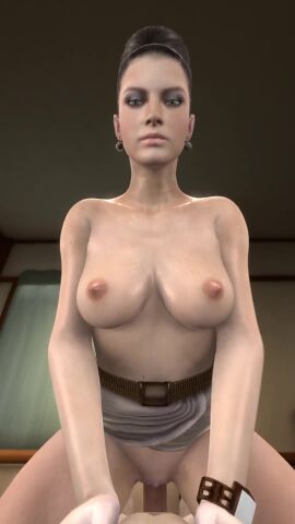 animated bouncing_breasts breasts cowgirl_position excella_gionne looking_at_viewer pov resident_evil resident_evil_5 sfm skeletron27 source_filmmaker tagme video