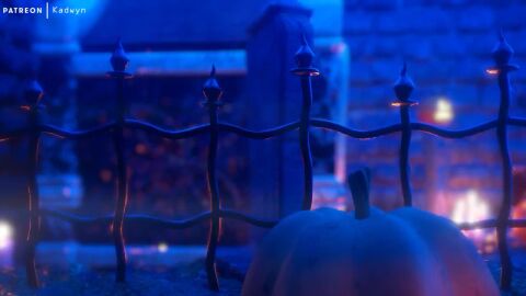 animated breasts choke_hold dead_or_alive grabbing_breasts halloween honoka_(doa) kadwyn slap tagme video