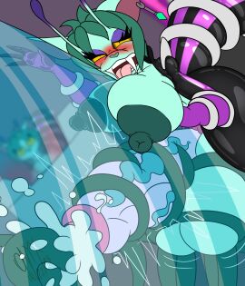 20th_century_fox 20th_century_studios 2girls against_glass against_surface alien alien_girl antennae antennae_(anatomy) anthro ass background balls balls_growth ballsack beta_twilight_(onyx_twilight) big_ass big_balls big_breasts big_butt big_nipples big_penis big_thighs blue_sky_studios blurry_background breasts clothed clothing color colored copyright_request cosplay cum cum_drip cumming cumshot detailed_background earrings ejaculation ejaculation_while_penetrated erect_nipples erect_penis erection experiment eyelashes fangs fangs_out female futa_focus futa_only futanari genital_growth genitals glass glass_container green_body green_fur green_hair green_skin growth_sequence half-closed_eyes hands-free hyper hyper_balls hyper_genitalia hyper_penis hyper_testicles ice_age_(series) intersex long_eyelashes motion_lines narrowed_eyes nipples on_glass onyx_twilight open_clothes orgasm_face original_character penis penis_bulge penis_growth practically_nude revealing_clothes scrat_spaced_out scratazon scratazon_(cosplay) scratazon_leader scratazon_leader_(cosplay) sharp_teeth short_hair side_view skin_tight skin_tight_suit slit_pupils spacecraft spacecraft_interior spacesuit suit tail tentacle tentacle_in_penis tentacle_penetration tentacle_sex tentaclejob tentacles_around_balls testicles thighs urethral_insertion urethral_penetration vein veins veiny veiny_penis wide_eyed yellow_eyes