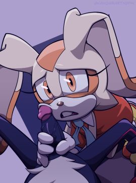 1boy 1girls 2d 2d_(artwork) accurate_art_style adult_on_cub age_difference anthro anthro_on_anthro black_fur black_penis blonde_fur brown_nose chest_fur clothed clothed_female clothing color cream_the_rabbit cub digital_media_(artwork) dubious_consent erection fat_cock female furry gloves handjob hedgehog hedgehog_boy holding_penis kangarart large_penis larger_anthro larger_male light-skinned_female looking_at_viewer male male/female male_pov mobian_(species) mobian_hedgehog mobian_rabbit older_anthro older_male on_back on_model orange_eyes orange_stripes penis penis_against_cheek penis_against_face penis_grab penis_rubbing_against_cheek pink_tip pov questionable_consent rabbit rabbit_ears rabbit_girl red_stripes sega sex shadow_the_hedgehog size_difference smaller_anthro smaller_female sonic_(series) sonic_the_hedgehog_(series) spread_legs straight thick_penis three-tone_fur veiny_penis white_fur white_gloves white_muzzle young younger_anthro younger_female