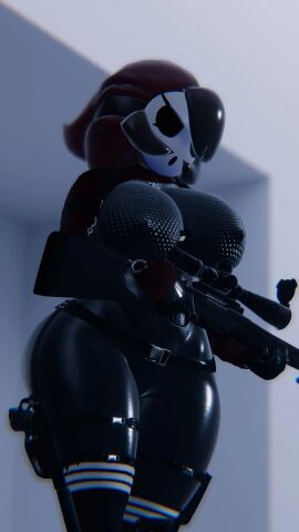 1girls 3d 3d_model breasts duplicate female female_only mario_(series) shy_gal tagme vrchat weapon wide_hips ximplivr