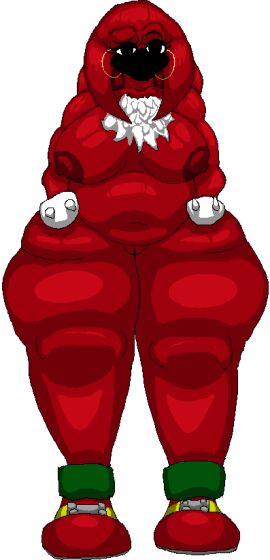 1girls anthro ass breasts female full_body furry genderswap genderswap_(mtf) guineverederpy huge_ass huge_breasts knuckles_the_echidna knuxette_null naked overweight pixel_art red_fur rule_63 solo_female sonic_(series) transparent_background