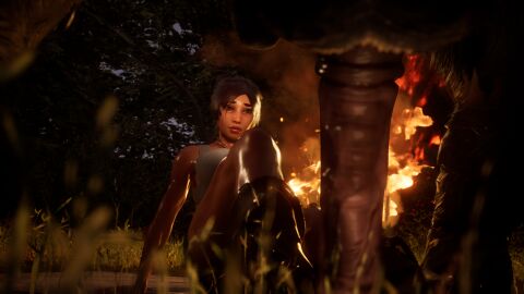 3d adeptussteve bestiality female lara_croft lara_croft_(survivor) minotaur monster tomb_raider tomb_raider_(survivor) wildlife wildlife_(video_game) zoophilia