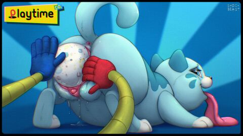 all_fours anus ass ass_up big_ass big_butt bodily_fluids candy candy_cat candy_cat_(poppy_playtime) candycat_(poppy_playtime) chubby_cheeks dessert domestic_cat dripping egg egg_from_pussy egg_laying felid feline felis female feral food food_fetish food_play genital_fluids genitals jawbreaker large_insertion living_toy long_tongue looking_at_viewer mammal overweight overweight_female overweight_feral penetration plump_labia poppy_playtime presenting presenting_hindquarters pussy pussy_juice_drip raised_tail shock_beast17 smile solo_focus spread_legs spread_pussy spreading tail thick_thighs tongue tongue_out unbirth unbirthing vaginal_fluids