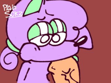 animated cheek_bulge eye_roll eyeshadow fellatio femboy fur genitals hair half-closed_eyes head_tuft makeup male male/male narrowed_eyes oral penile penis plainsokz ponytail purple_body purple_fur salid sex toony tuft vein veiny_penis