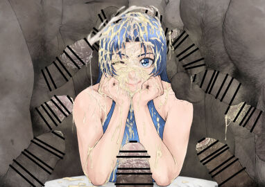 10boys 1girls big_penis blue_hair bukkake censored cum cumming cumshot ejaculation erect_penis erection excessive_smegma facial fat_cock fat_male female foreskin hairy hairy_male happy huge_cock interracial large_penis male multiple_boys multiple_males no10_direct penis penis_on_head precum precum_drip precum_string pubic_hair smegma smell smelly smelly_cock smile stray_pubic_hair surrounded_by_penises thick_penis uncircumcised uncut