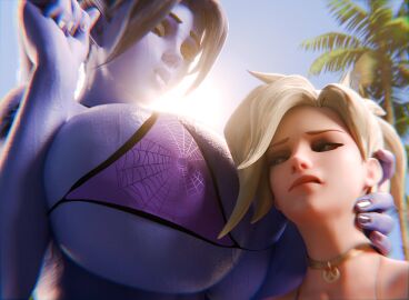 2girls 3d activision amelie_lacroix angela_ziegler ass assassin athletic athletic_female big_ass big_breasts blizzard_entertainment blue-skinned_female blue_body blue_skin bottopbot2 breasts bust busty chest curvaceous curves curvy curvy_figure digital_media_(artwork) female female_focus fit fit_female giantess height_difference hips hourglass_figure huge_ass human large_ass large_female legs light-skinned_female light_skin lips mature mature_female mercy mini_giantess overwatch overwatch_2 purple-skinned_female purple_body purple_hair purple_skin size_difference slim_waist thick thick_hips thick_legs thick_thighs thighs voluptuous voluptuous_female waist wide_hips widowmaker