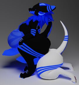 3d_(artwork) anal anal_vore anthro ass balls belly besuru big_belly big_butt black_balls black_body blackberry_(blueberrybesuru) blender_cycles blue_penis blueberry_(blueberrybesuru) blueberrybesuru closed_eyes digital_media_(artwork) dragon duo fur furred_dragon furred_scalie genitals hands_on_legs hands_on_thighs herm hi_res huge_belly intersex intersex/male kobold looking_pleasured male mythological_creature mythological_scalie mythology penis same_size_vore scalie sequence simple_background vore vore_belly white_balls white_body