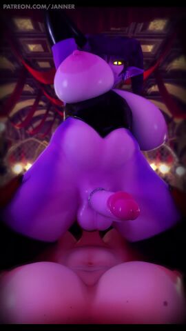 3d_(artwork) accessory animated bouncing_belly bouncing_breasts bouncing_penis breasts clothing cock_ring corset demon digital_media_(artwork) duo ezria fingerless_gloves first_person_view genitals gloves gynomorph handwear herm hi_res horn intersex intersex/intersex janner3d jessica_anner jewelry latex leather leather_clothing lingerie looking_at_viewer mostly_nude nipples penis penis_accessory penis_jewelry purple_body red_body sound tagme topwear video xelthia yellow_eyes