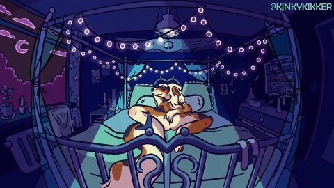 2025 anthro bed blonde_hair blush bong cactus canid canine canis clothed clothing clothing_around_one_leg curtains detailed_background digital_drawing_(artwork) digital_media_(artwork) domestic_dog drugs female furniture hair kinkykikker lamp lying mammal masturbation moon nude nude_anthro nude_female on_back on_bed panties panties_around_one_leg panties_down partially_clothed pillow plant pussy solo string_lights underwear underwear_around_one_leg underwear_down vaginal_masturbation vaginal_penetration vase window