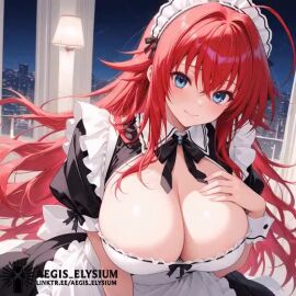 1girls 2025 aegis_elysium ai-generated ai_art ai_generated ai_video animated animated_mp4 animation big_breasts blue_eyes blushing_at_viewer blushing_female bouncing_breasts breasts cleavage dress female_focus grabbing grabbing_breasts hair_ornament headpiece hi_res high_quality high_res high_resolution high_school_dxd high_school_dxd_hero holding holding_breast holding_breasts holding_own_breast holding_own_breasts huge_breasts jump jumping large_breasts long_hair loop looping_animation maid maid_dress maid_headdress mp4 nipple_slip nipples red_hair restaurant rias_gremory seductive_look seductive_smile smiling smiling_at_viewer tagme thick_breasts thick_thighs thighs tiara very_long_hair video watermark