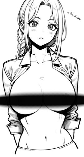 aerith_gainsborough artist_request breasts censored female final_fantasy final_fantasy_vii final_fantasy_vii_remake