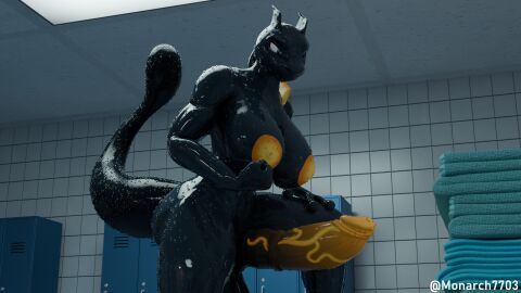 anthro ass biceps big_breasts big_penis blender_cycles breasts digital_media_(artwork) erection futanari generation_1_pokemon generation_6_pokemon genitals hi_res huge_breasts humanoid_genitalia humanoid_penis indoor_nudity inside intersex legendary_pokemon locker_room mewtwo monarch7703_(artist) muscular muscular_anthro muscular_intersex muscular_thighs nintendo nude penis pokemon pokemon_(species) pokken_tournament shadow_mewtwo shadow_pokemon solo solo_focus tail