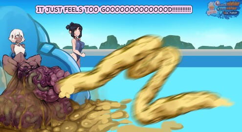 1futa ahe_gao arched_back arm_across_waist arm_behind_back arms_behind_back artist_name balls bare_arms bare_legs bare_shoulders black_hair blunt_bangs breasts brown_cum clenched_hand comic competition_swimsuit constricted_pupils cum cum_on_balls cum_on_floor cum_on_penis cum_pool cum_rope dark-skinned_futa dark_skin disgusting_cum double_bun ejaculation english_text erection excessive_cum extremely_thick_cum female furrowed_brow futanari gigantic_balls gigantic_penis gigantic_testicles grotesque_genitals hair_flaps handsfree_ejaculation highleg_swimsuit huge_cock hyper_balls hyper_penis intersex light-skinned_female light_blush light_skin looking_at_object medium_breasts milk_flaker motion_blur mouth multicolored_background musk musk_clouds navel nose open_mouth original pale-skinned_female pale_skin parted_bangs patreon_logo patreon_username penis pool projectile_cum restrained rolling_eyes sagging_balls shiny_skin short_hair sidelocks small_breasts smell smile solid_cum speech_bubble squatting standing steam steamy straight_hair subscribestar_logo subscribestar_username surprised sweat tareme testicles thick_cum thick_eyebrows thick_eyelashes twitter_logo twitter_username uncensored upper_teeth veiny_balls veiny_penis veiny_testicles very_thick_cum watermark white_bikini white_hair white_pupils worried yellow_cum