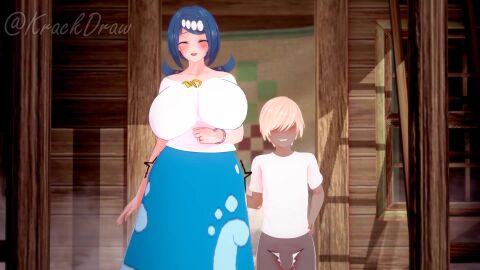 1boy 1girls 3d ahe_gao animated big_ass big_breasts big_penis blue_eyes blue_hair brown_body brown_skin cum cum_in_pussy cum_inside dildo dildo_in_pussy hidden hidden_sex huge_ass huge_breasts impregnation inverted_nipples koikatsu krackdraw lana's_mother_(pokemon) leg_glider_position longer_than_30_seconds longer_than_one_minute milf netorare ntr pokemon sex sound steam steaming_body sticky tagme tongue tongue_out used_condom vagina vaginal_penetration video video_games younger_male