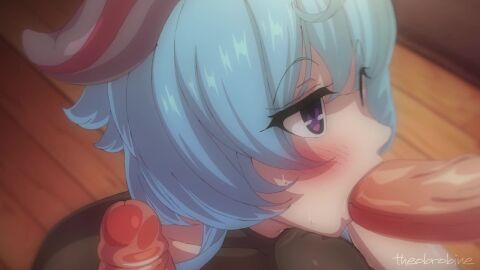 1girls 2boys ahe_gao animated anus areolae ass asshole barefoot big_ass big_breasts big_penis blowjob blue_hair blush bodysuit breasts cameltoe cum cum_expulsion cum_splash cum_splatter cum_spurt cumshot curvaceous curvy curvy_female curvy_figure double_handjob ejaculation excessive_cum excessive_pussy_juice facial fellatio female full_body ganyu_(genshin_impact) genshin_impact handjob high_resolution huge_ass huge_breasts huge_cock large_ass large_breasts large_penis light-skinned_female light-skinned_male longer_than_30_seconds longer_than_one_minute male massive_breasts moaning moaning_in_pleasure mp4 multiple_boys nipples nude_female_nude_male nude_male nude_male_nude_female oral oral_sex penis purple_eyes pussy pussy_juice pussy_juice_drip smaller_female sound squatting tagme theobrobine thick_ass thick_thighs tongue tongue_out uncensored very_high_resolution video voluptuous voluptuous_body voluptuous_female vulva wet wet_pussy