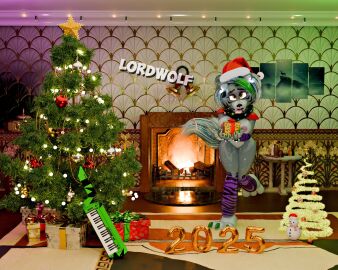 3d 4_fingers anthro areola black_nose bodily_fluids breasts canid canine canis claws clothed clothing coolioart cum cum_in_pussy cum_inside digital_media_(artwork) ear_piercing ear_ring female fingers five_nights_at_freddy's five_nights_at_freddy's:_security_breach genital_fluids glistening glistening_body green_claws green_highlights grey_hair hair hi_res highlights_(coloring) lipstick looking_at_viewer lordwolf lying makeup mammal nipples on_side panties piercing pink_nipples pointy_ears prick_ears purple_lipstick pussy ring_piercing roxanne_wolf_(coolioart) roxanne_wolf_(fnaf) scottgames solo steel_wool_studios tongue tongue_out topless topless_anthro topless_female underwear wolf yellow_eyes