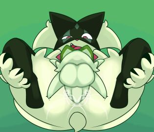 absurd_res anthro ass big_ass big_butt big_penis bodily_fluids domestic_cat duo felid feline felis from_front_position generation_9_pokemon genital_fluids genitals hi_res holding_both_legs larger_male larger_penetrated male male/male male_penetrated male_penetrating male_penetrating_anthro male_penetrating_male mammal mating_press meowscarada nintendo open_mouth penetration penis pinned pinned_to_ground pokemon pokemon_(species) precum sex sharp_teeth shocked size_difference small_but_hung small_dom_big_sub smaller_male sprigatito teeth thick_thighs woopyy