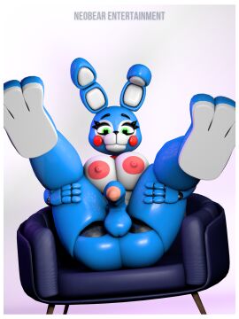 3d animatronic anthro ass big_ass big_butt big_dick big_penis blue_body blue_sofa bunny_ears bunny_tail dick dickgirl dickgirl/female dickgirl_only female five_nights_at_freddy's five_nights_at_freddy's_2 futa_only futanari green_eyes heart-shaped_pupils intersex light_blue_body neobear_entertainment_(artist) penis photoshoot plain_background rabbit rabbit_ears rabbit_tail robot sofa solo solo_futa thick_thighs toy_bonnie_(fnaf) white_background