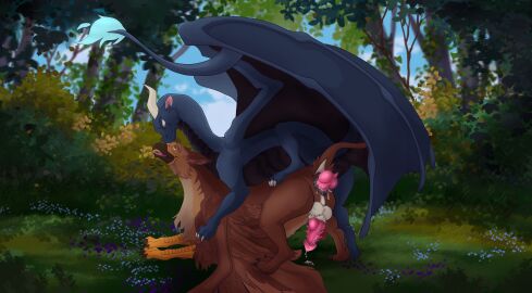 4_fingers absurd_res angry animal_genitalia animal_penis anus aomadragon aomamesbeast ass avian balls beak belly_scales black_body black_scales blue_body blue_scales bodily_fluids cheek_frill cheek_spikes claws cloud cum cum_in_ass cum_inside cum_on_penis doggy_style dominant dominant_male dragon duo ears_back ejaculation erection european_mythology extormus facial_spikes feathered_wings feathers feet feral feral_on_feral feral_penetrated feral_penetrating feral_penetrating_feral fingers forest forest_background frill_(anatomy) from_behind_position fur genital_fluids genital_slit genitals gryphon hi_res holding_down internal_balls jaw_spikes knot leaking_cum lips male male/male male_on_bottom male_on_top markings membrane_(anatomy) membranous_wings mythological_avian mythological_creature mythological_scalie mythology nature nature_background naughty_face nubbed_penis nude on_bottom on_top orgasm outdoor_nudity outside_sex paws penetration penile_spines penis pink_anus pink_penis pivoted_ears plant plated_scales public public_sex puffy_anus questionable_consent raised_tail river scales scalie sex sheath size_difference smile smirk spikes spikes_(anatomy) spread_legs spread_wings spreading stone_floor stretching submissive submissive_male tail tail_flame talon_hands talons toes tree western_dragon wings yellow_eyes zephyr_(gryphon)