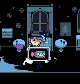 accurate_art_style animal_humanoid animated anthro bed bedroom_sex blue_balls215 blue_body breasts clothing deer deer_humanoid deltarune discarded_clothing disembodied_penis duo female female_penetrated from_front_position fur furniture genitals hair human human_on_anthro humanoid impact_lines internal interspecies kris_(deltarune) lying male male/female male_penetrating mammal mammal_humanoid missionary_position noelle_holiday nude on_back on_bed penetration penis pixel_animation pixel_art pussy sex short_playtime undertale_(series) vaginal_penetration x-ray_view