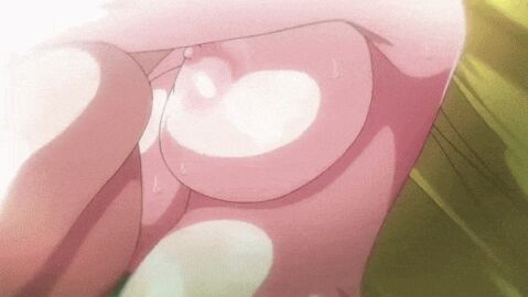 1boy 1girls animated blonde_hair breasts eyeless_male female female_elf huge_breasts lucie_menelumia male ova pregnant pregnant_sex standing_sex t-rex_(animation_studio) youkoso!_sukebe_elf_no_mori_e