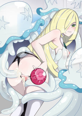 1girls aether_foundation alien alien/human anal ass bent_over black_panties blonde_hair blush breasts breasts_out censored clothed clothing consensual_tentacles creatures_(company) cum cum_in_ass cum_in_pussy cum_inside female feral fertilization from_behind game_freak green_eyes groping group_sex hair_over_one_eye heart heart-shaped_pupils hi_res human human_female impregnation indoors interspecies interspecies_impregnation jellyfish legs_together light-skinned_female light_skin long_hair looking_back lusamine_(pokemon) male male_pokemon/female_human mature_female medium_breasts milf mosaic_censoring nihilego nintendo nipples nivi no_bra overflow ovum ovum_deformation panties panties_aside penetration pokemon pokemon_(species) pokemon_sm pokephilia pokémon_(species) presenting pussy sex smile sperm_cell spread_legs spread_pussy steam steamy_breath tentacle ultra_beast variant_set very_long_hair x-ray zoophilia